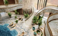 Роскошный spa-комплекс в Индии. Мрамор