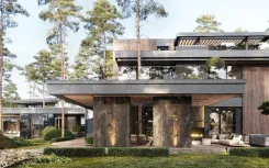 Идеальный экстерьер загородного дома  