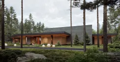 Архитектурный проект элитной базы отдыха в Agalarov Estate от Studia 54 Архитектурный проект элитной базы отдыха в Agalarov Estate от Studia 54