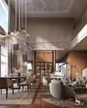 Premium interior design for the residence in Moscow by Studia 54 Premium interior design for the residence in Moscow by Studia 54
