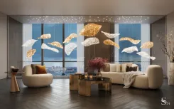 Expensive interior design in the apart-hotel by Studia 54