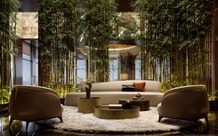 Дизайн лобби элитного гранд-отеля в Токио