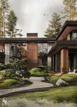 Идеальный экстерьер загородного дома от Studia 54