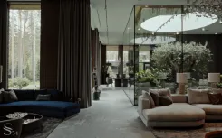 Эксклюзивный дизайн интерьера в особняке премиум-класса от Studia 54