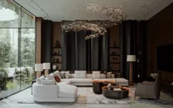Эксклюзивный дизайн интерьера в особняке премиум-класса от Studia 54