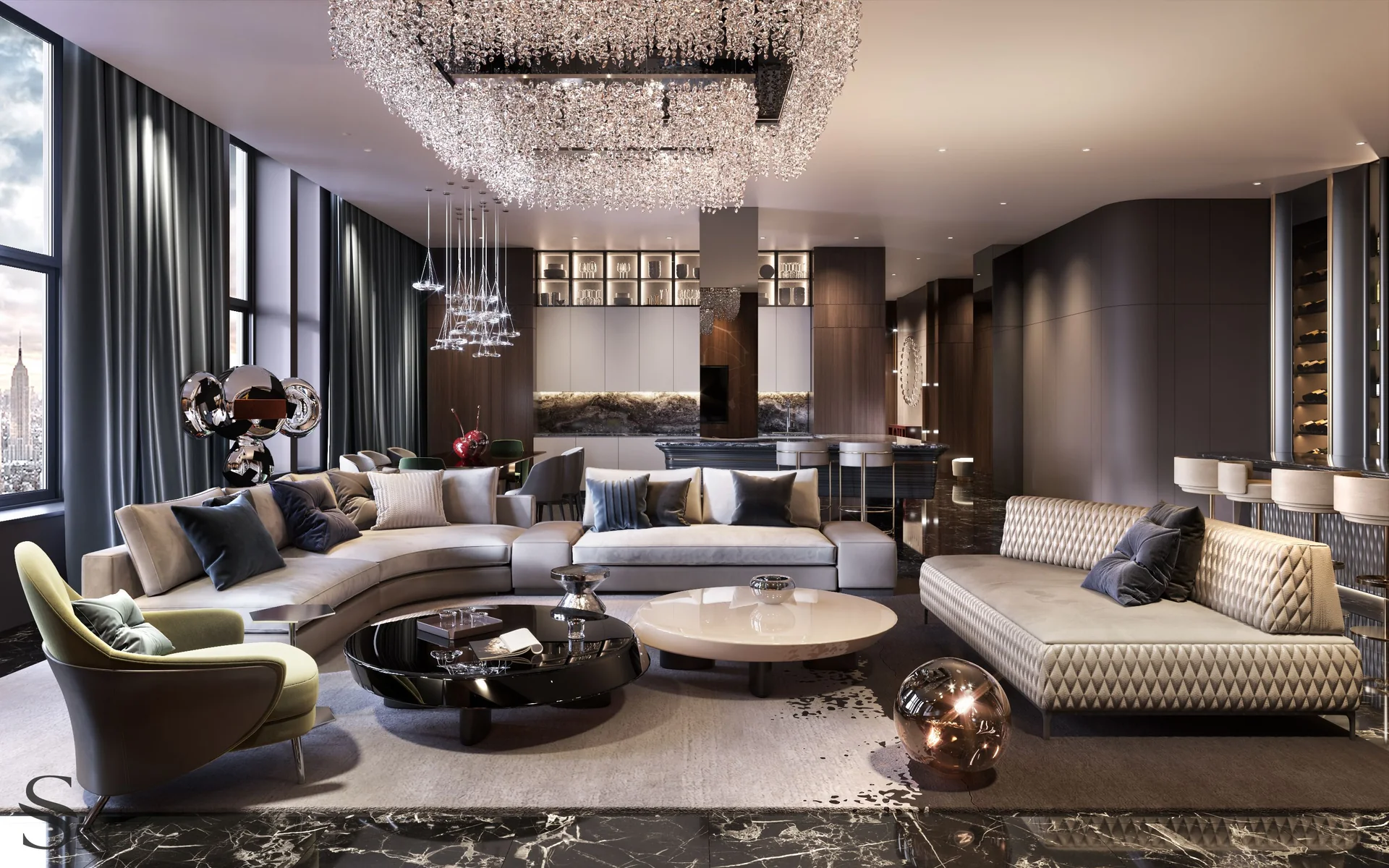 Дизайн бизнес класса в загородном доме в Голландии от Studia 54