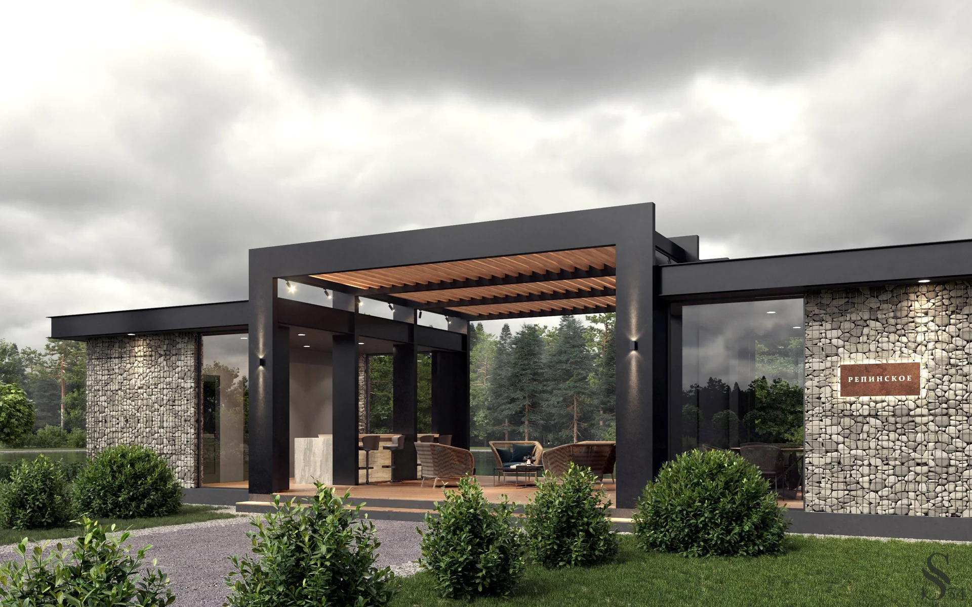 Architectural project of a luxury mansion in India by Studia 54