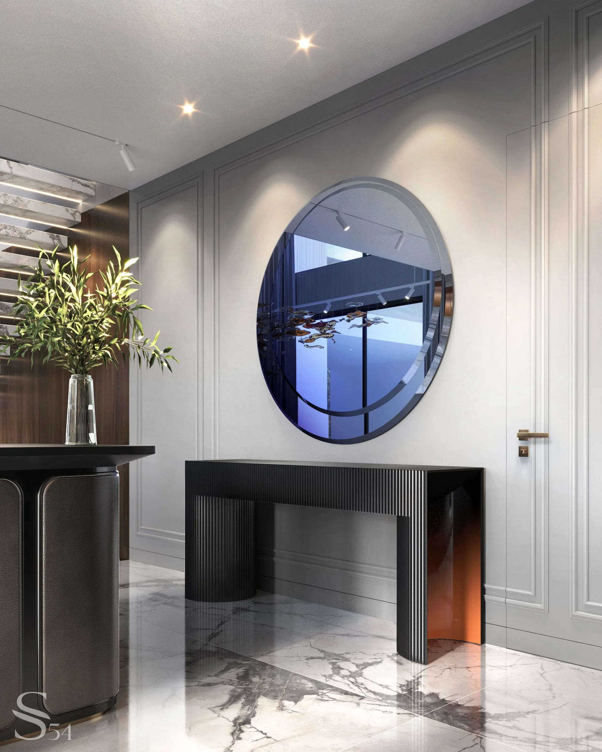 Консоль Lava и зеркало Ozean, FiftyFourms