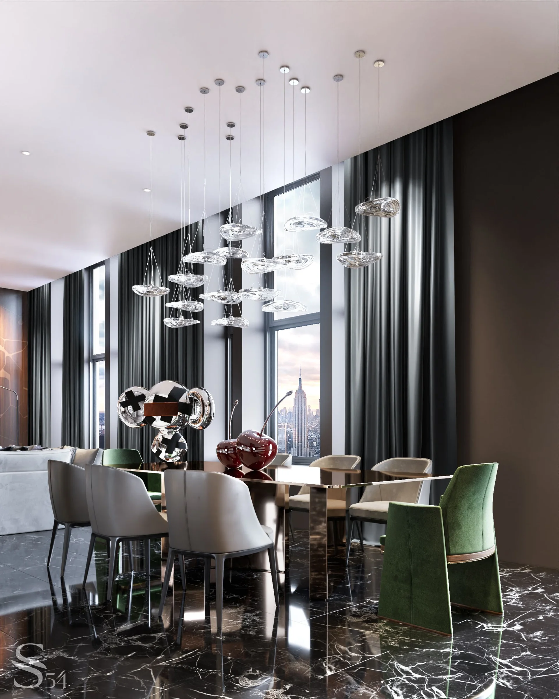 Премиум интерьер пентхауса в Швейцарии от Studia 54