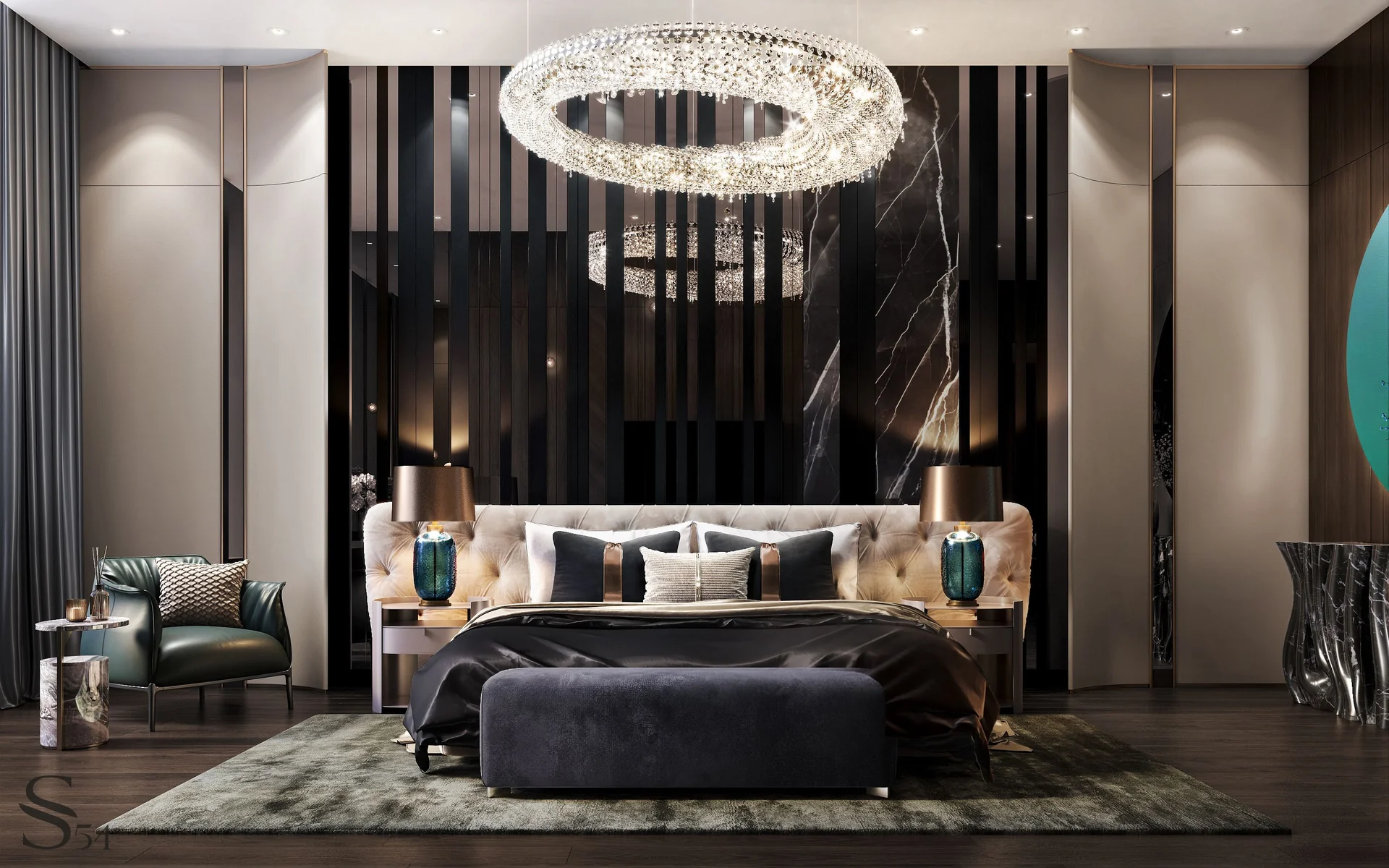 Эксклюзивный дизайн интерьера апартаментов в Нью-Йорке от Studia 54