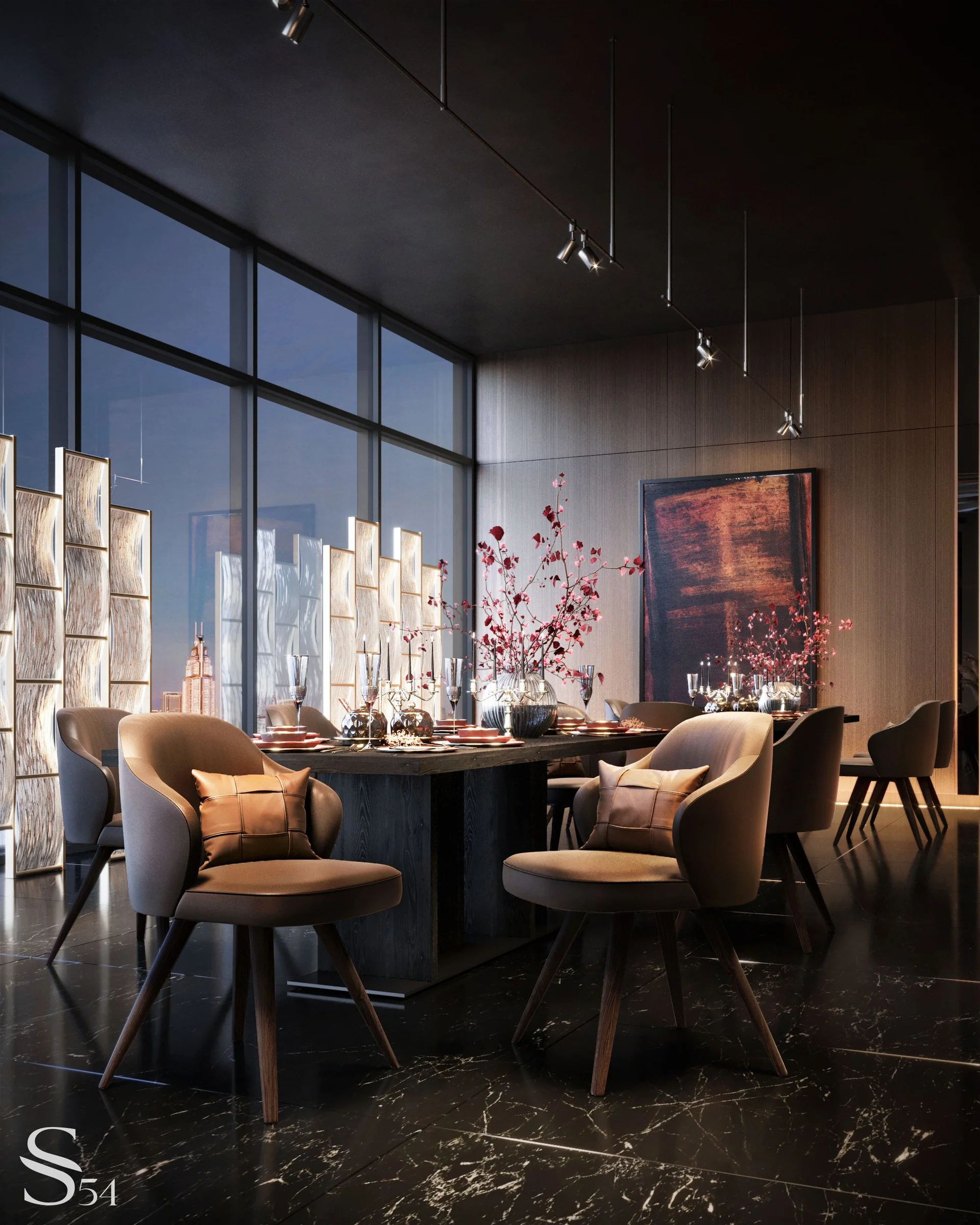 Дизайн-проект ресторана от Studia 54 в Дубае