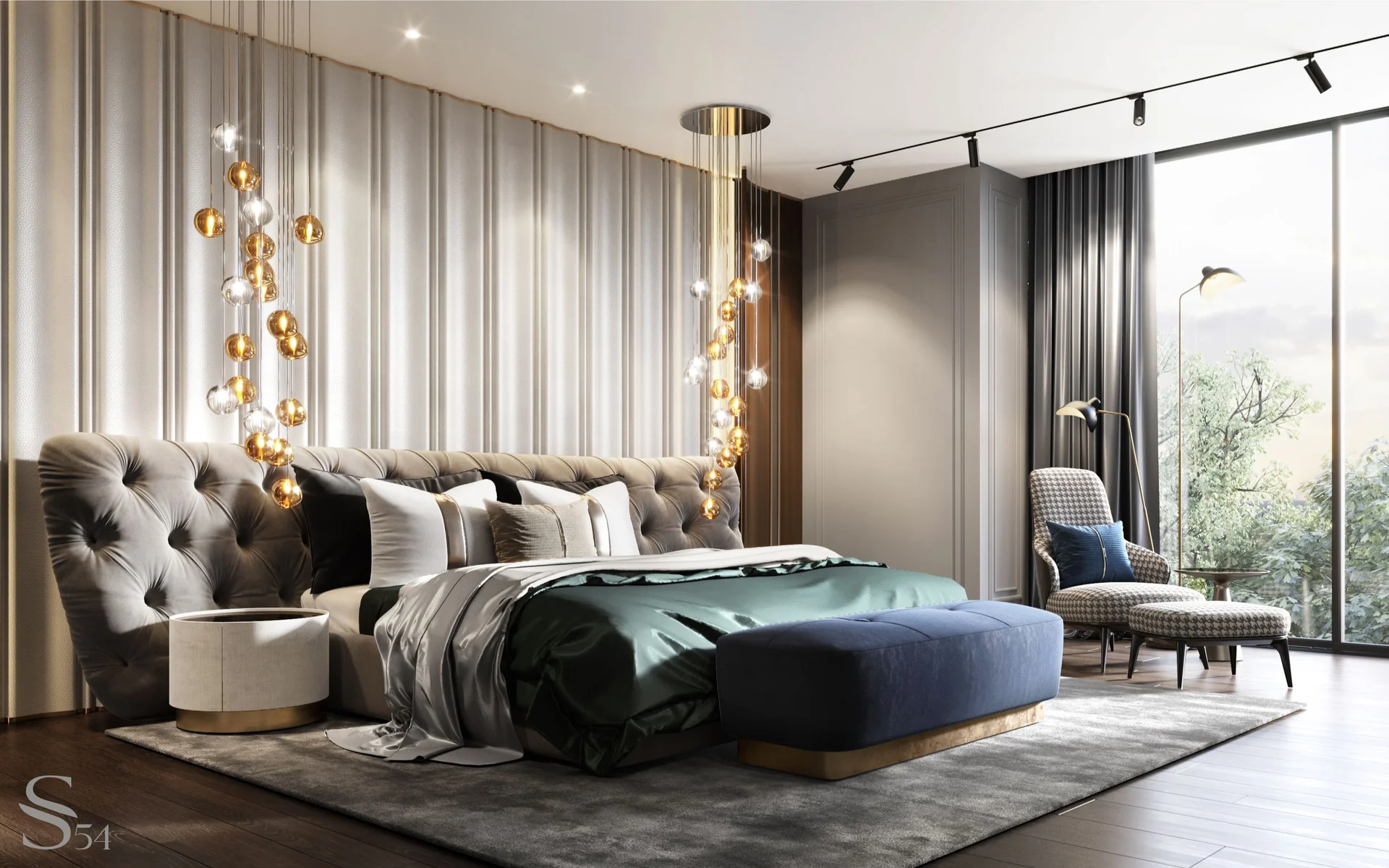 Двухуровневый дизайнерский пентхаус по проекту от Studia 54 в Хорватии