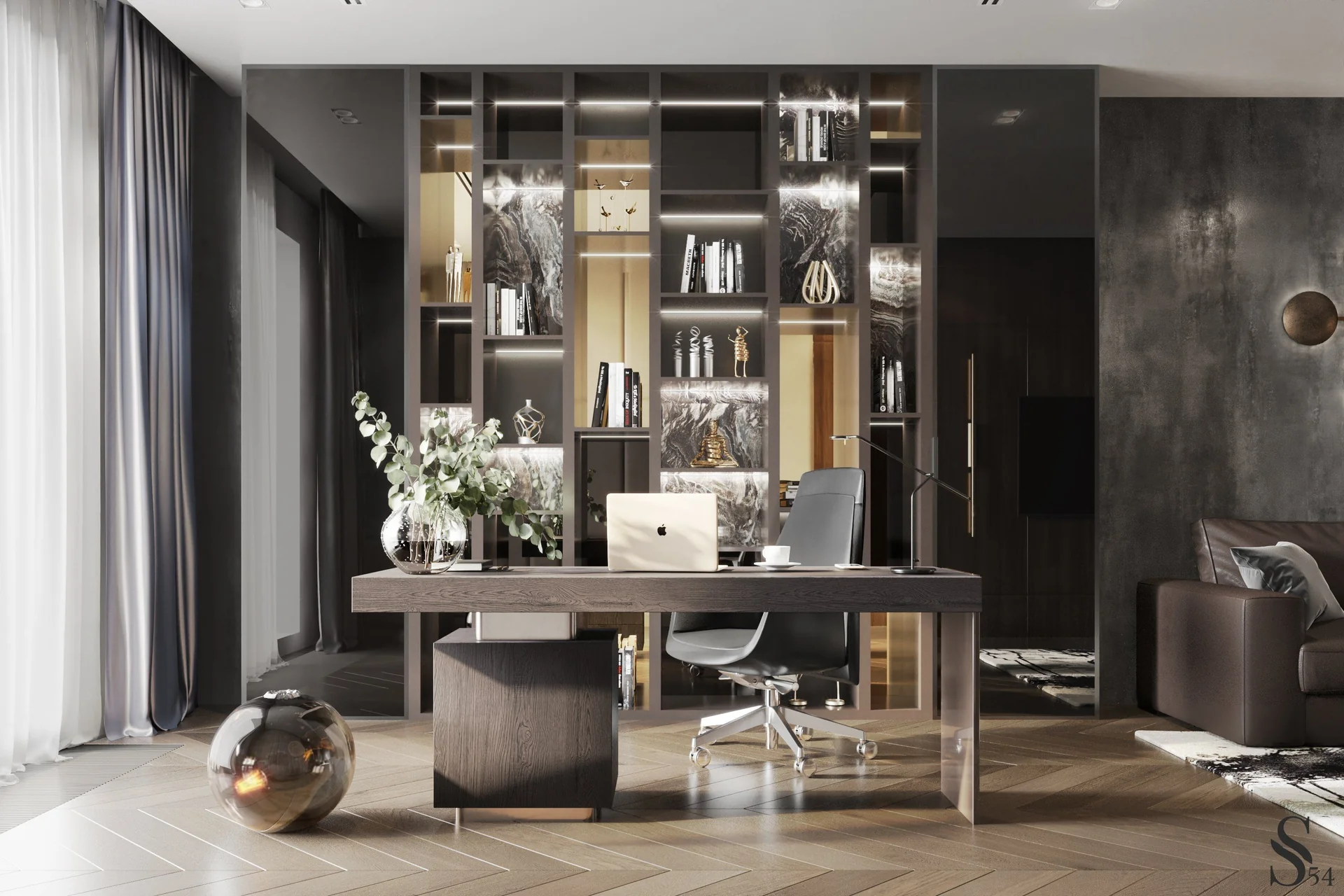 Элитный архитектурный проект коттеджа в поселке Маслово от Studia 54