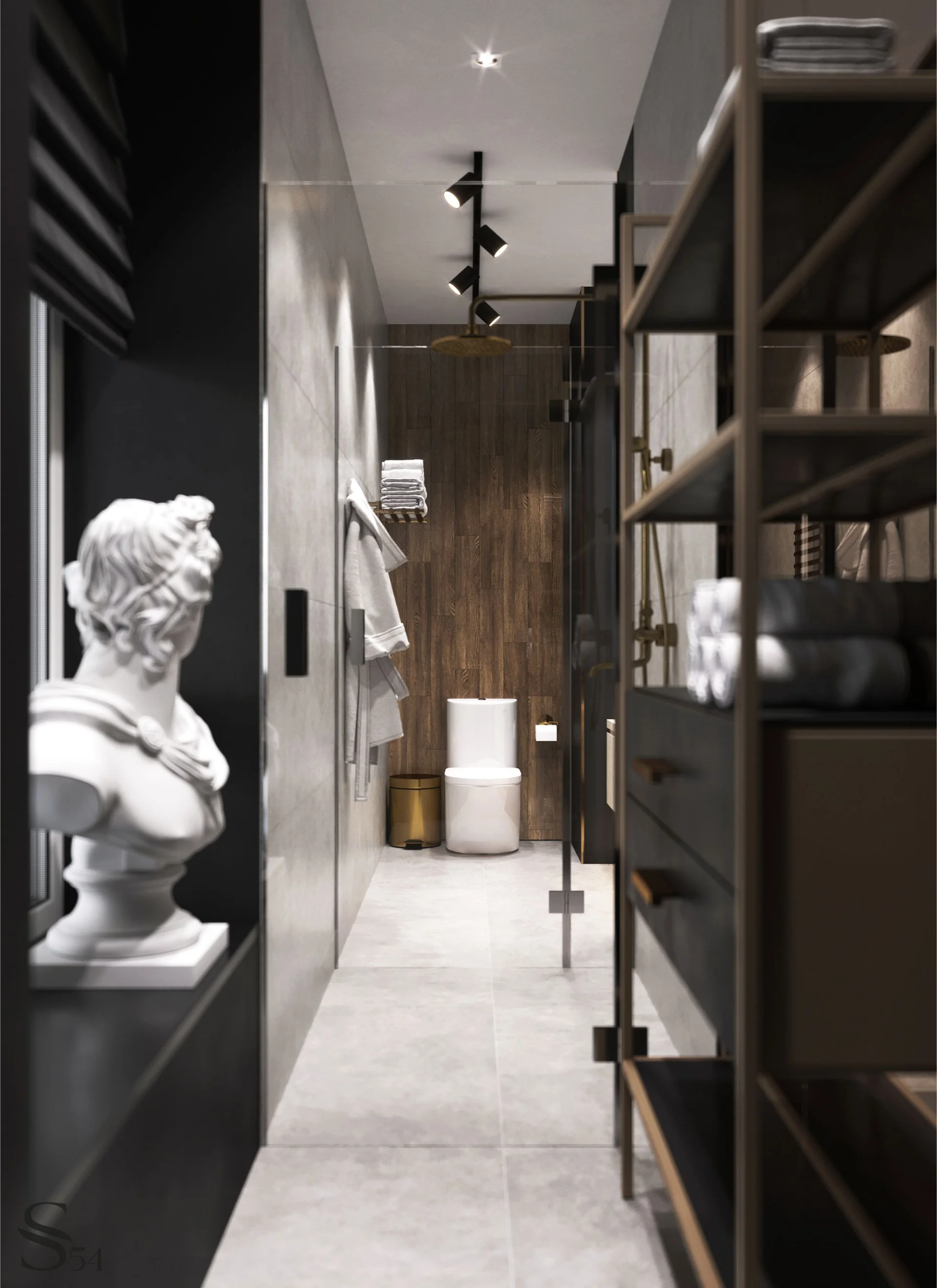 Эксклюзивный дизайн интерьера от Studia 54 для роскошной квартиры Эксклюзивный дизайн интерьера от Studia 54 для роскошной квартиры