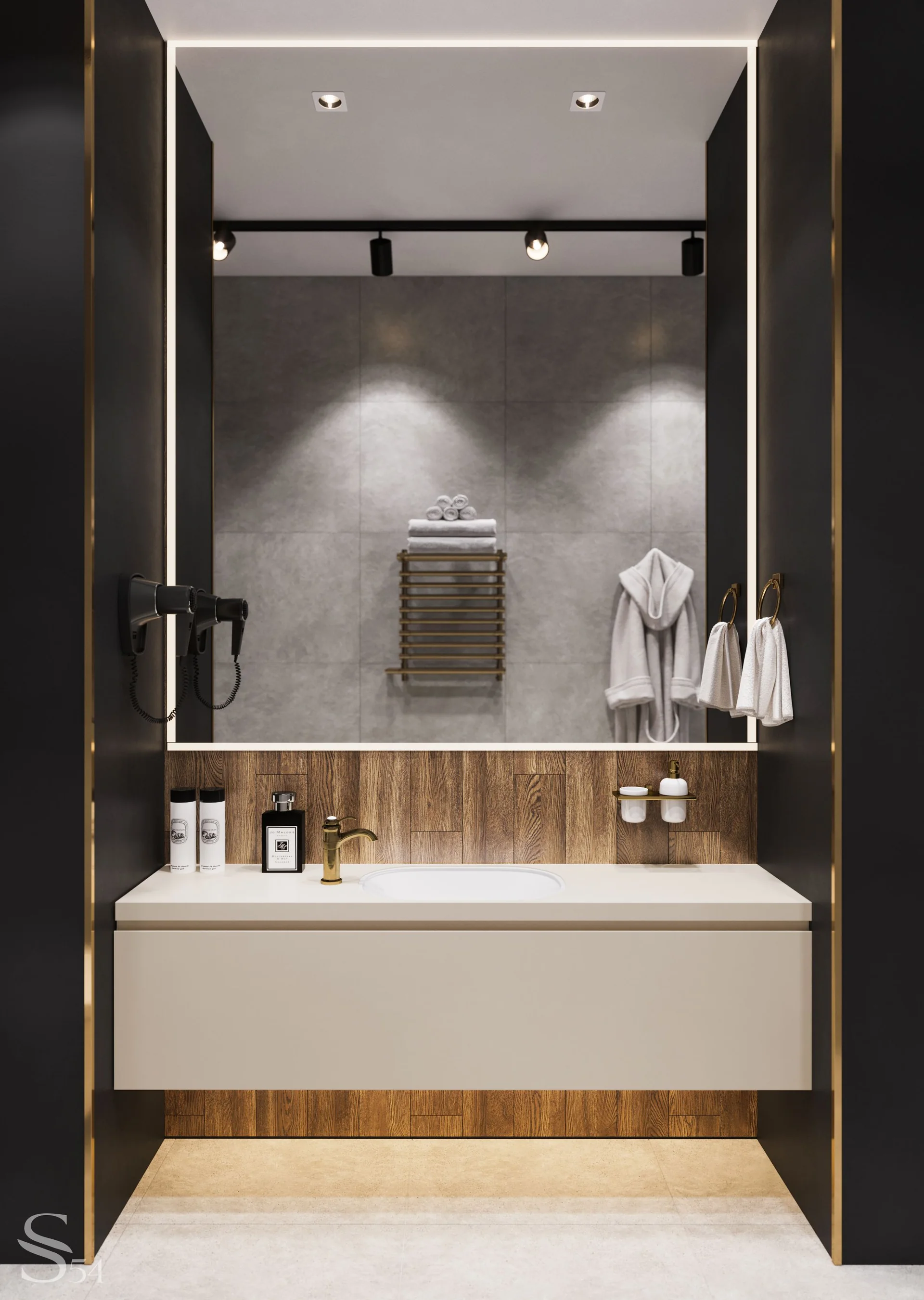 Эксклюзивный дизайн проект квартиры от Studia 54 в Новогорске Эксклюзивный дизайн проект квартиры от Studia 54 в Новогорске