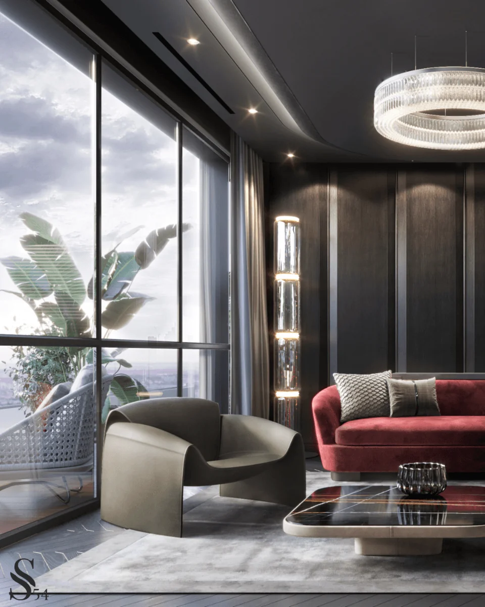 Дизайн интерьера luxury от Studia 54 для МОП дома в Калининграде