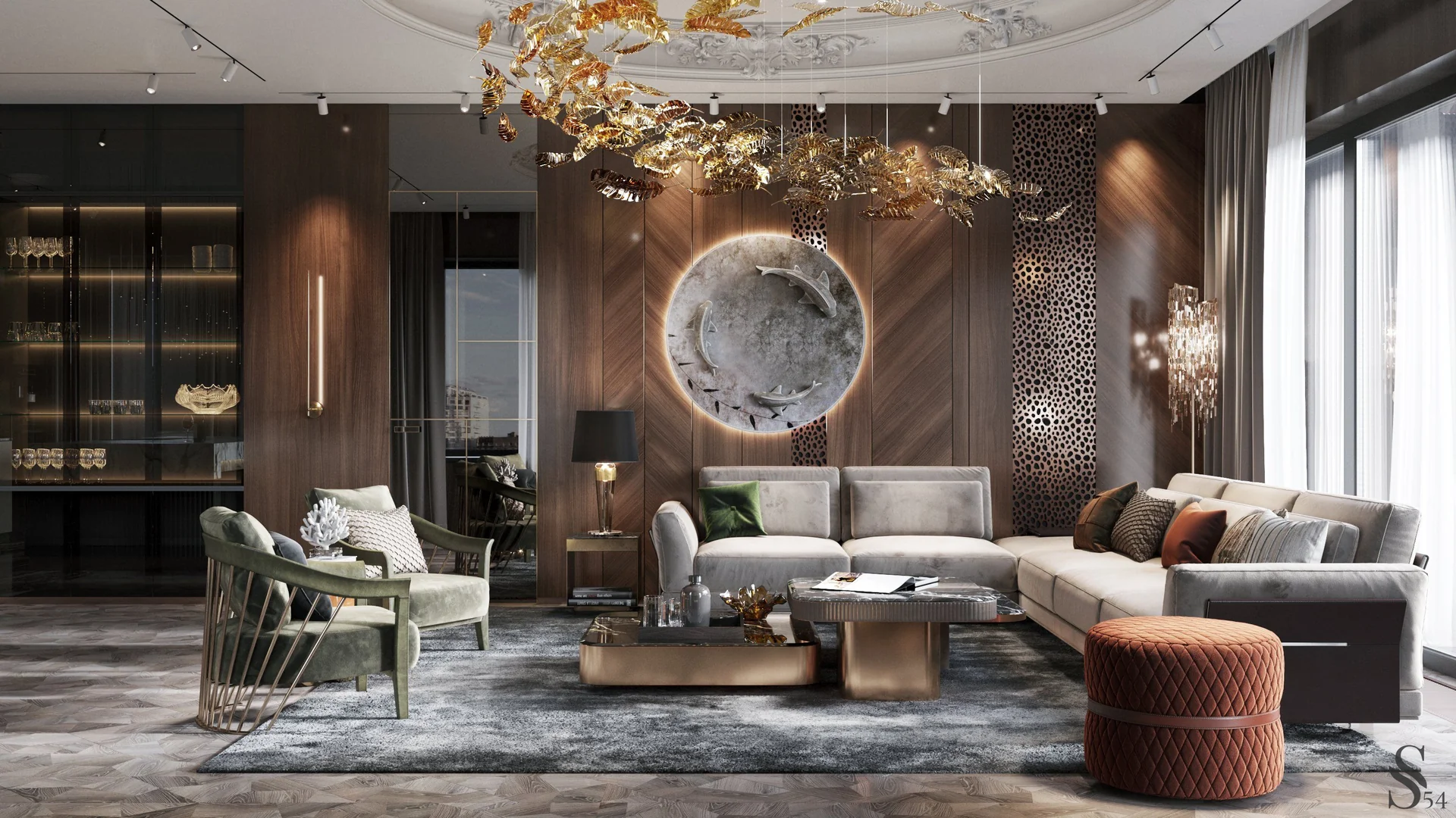 Заказать архитектурный проект элитной виллы в Дубае от Studia 54