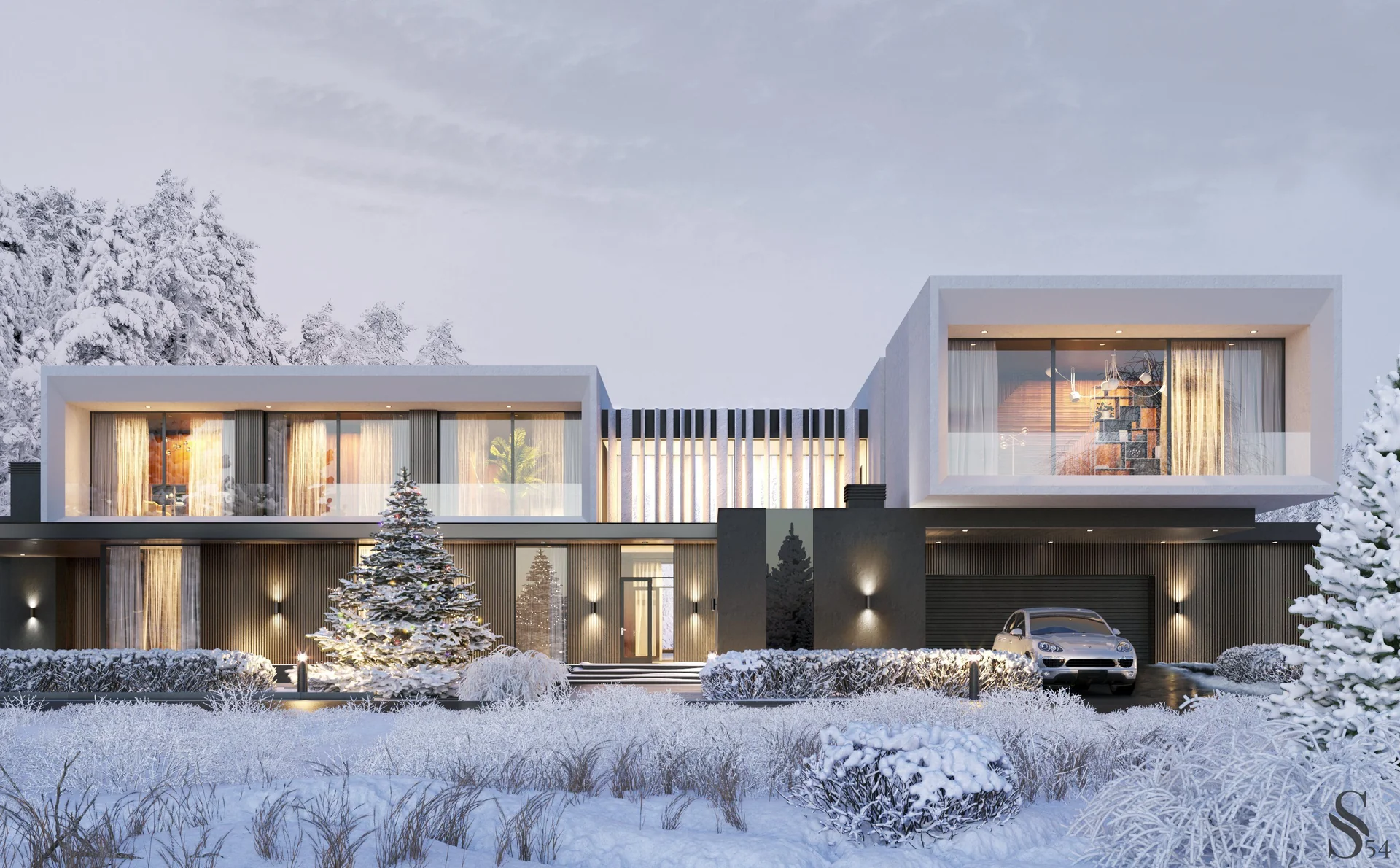 Роскошный современный дизайн интерьера ресторана от Studia 54 Роскошный современный дизайн интерьера ресторана от Studia 54