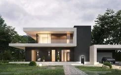 Проект элитного одноэтажного дома от Studia 54 в Канаде