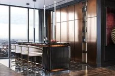 Интерьер элитной квартиры суперпремиум в Москва Сити от Studia 54