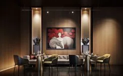 Exquisite interior design for a restaurant in Dubai by Studia 54 Exquisite interior design for a restaurant in Dubai by Studia 54