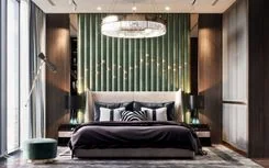 Expensive modern interior of an apartment in Moscow City by Studia 54