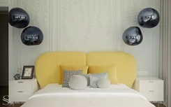 We made the bed for the youngest daughter according to our own sketches