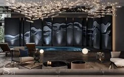 Expensive interior design for a mansion in Moscow by Studia 54