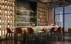 Дизайн-проект ресторана в Дубае с видом на Бурдж-Халифа