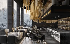 Дизайн интерьера ресторана Marriott