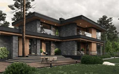 Architectural project of a country house